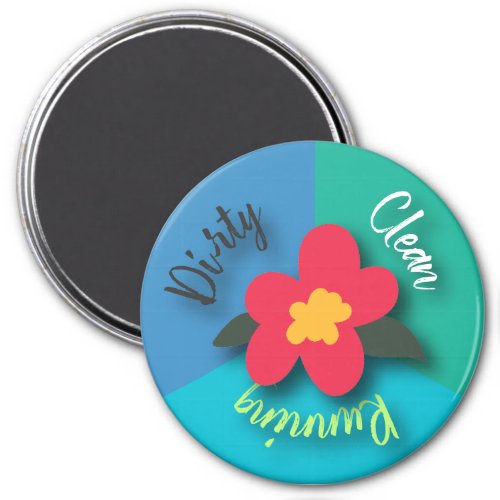 Dishwasher Magnet Pretty Kitchen Flower Clean