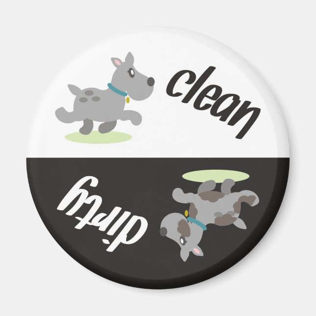 Dishwasher Magnet: Top Dog Magnet (Front)