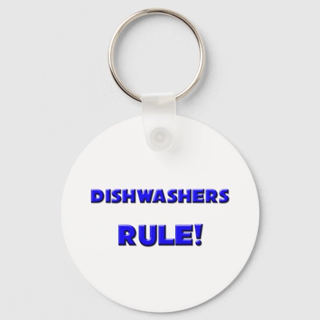 Dishwashers Rule! Keychain (Front)