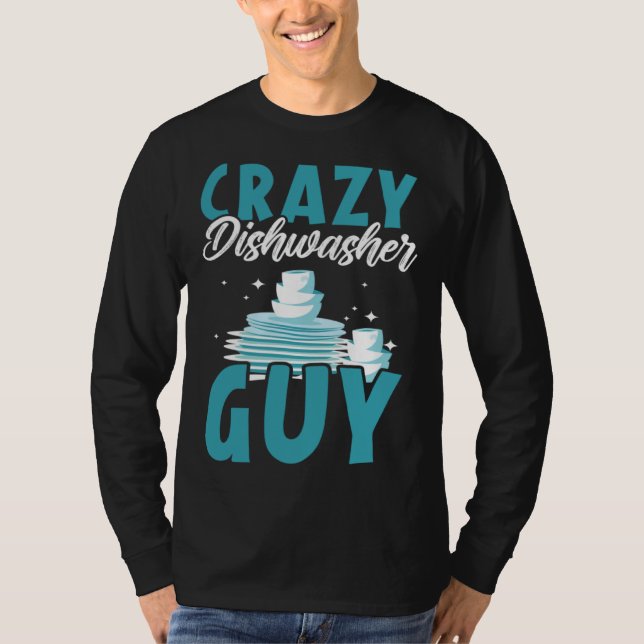 Dishwashing Job Profession Restaurant Employee Dis T-Shirt (Front)