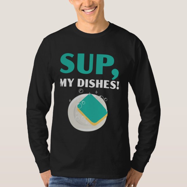 Dishwashing Job Profession Restaurant Employee Dis T-Shirt (Front)