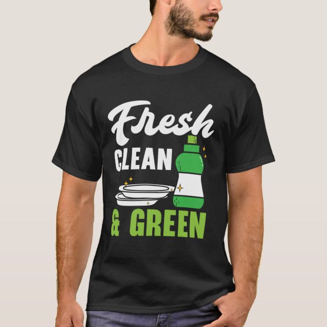 Dishwashing Job Profession Restaurant Employee Dis T-Shirt (Front)