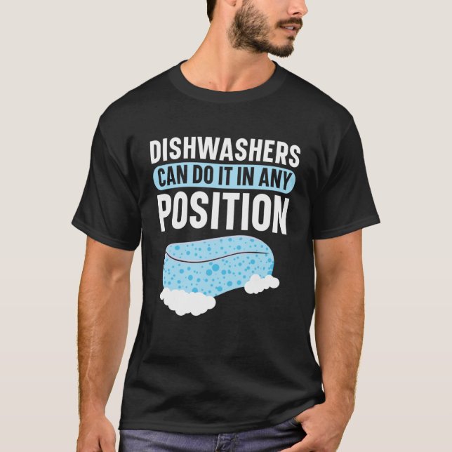 Dishwashing Job Profession Restaurant Employee Dis T-Shirt (Front)