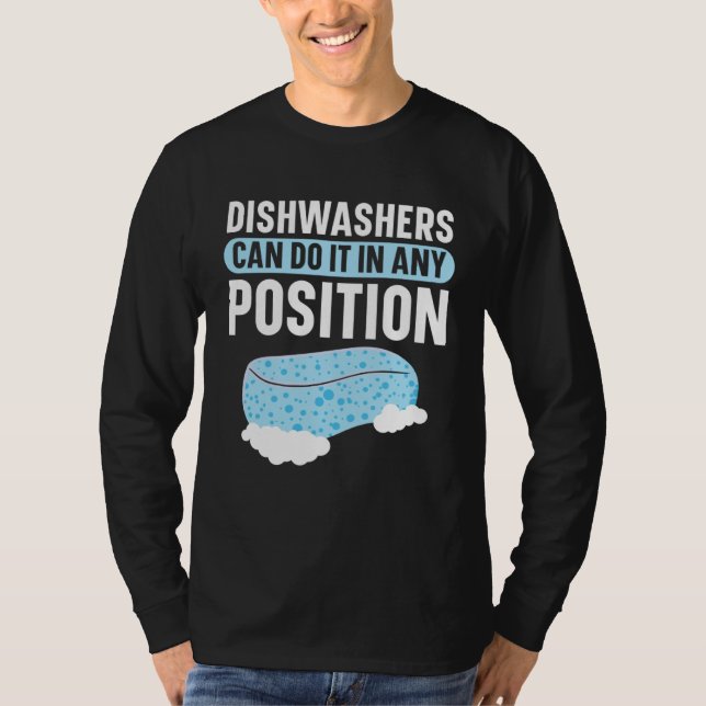 Dishwashing Job Profession Restaurant Employee Dis T-Shirt (Front)