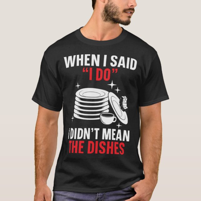 Dishwashing Job Profession Restaurant Employee Dis T-Shirt (Front)