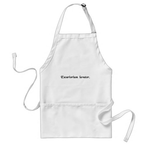 Dishwashing machine adult apron