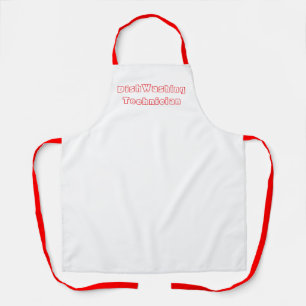Dishwashing Technician Funny Kitchen Apron