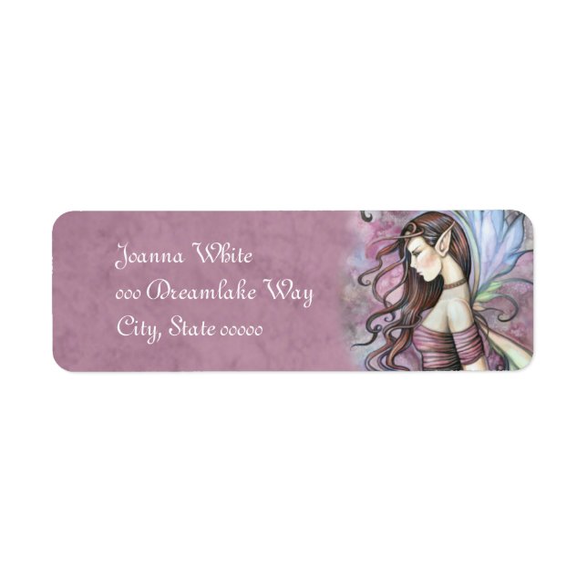 Disillusionment Fairy Fantasy Art Label (Front)