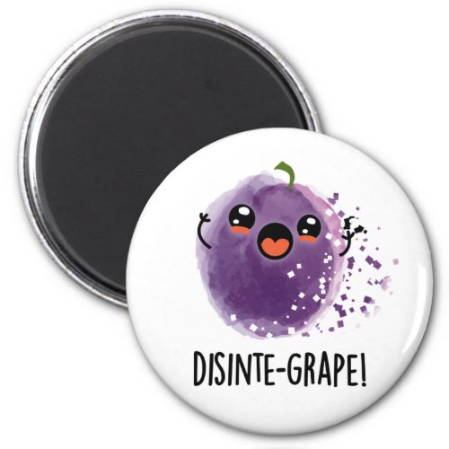Disinte_grape Funny Disintegrating Grape Puns Magnet