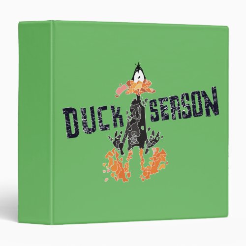 Disintegrated DAFFY DUCKâ Duck Season 3 Ring Binder