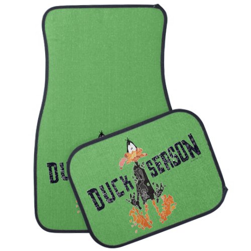 Disintegrated DAFFY DUCK Duck Season Car Mat