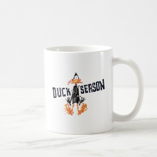 Disintegrated DAFFY DUCK Duck Season Coffee Mug