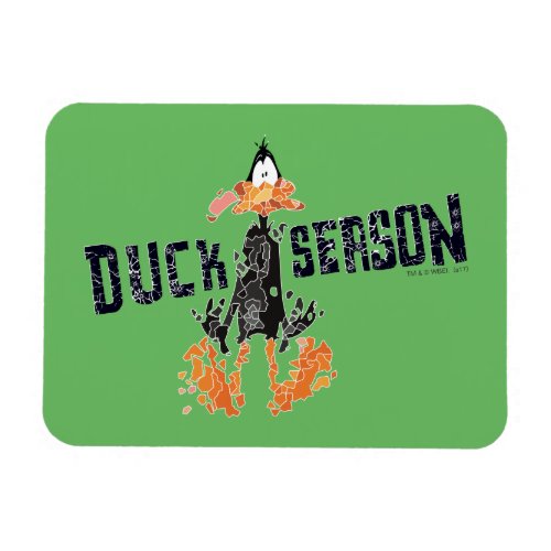 Disintegrated DAFFY DUCK Duck Season Magnet