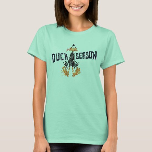 Disintegrated DAFFY DUCKâ Duck Season T_Shirt