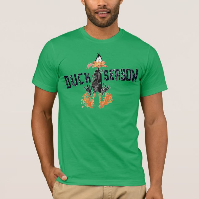 Disintegrated DAFFY DUCK™ "Duck Season" T-Shirt (Front)