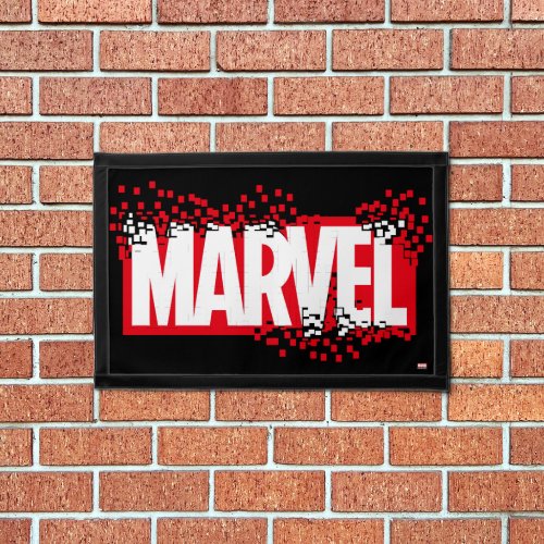 Disintegrating Marvel Logo Pennant