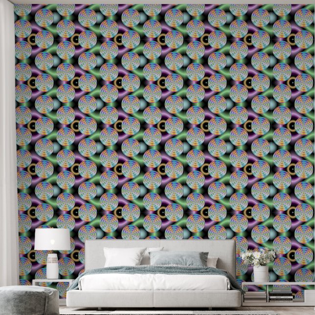 Disk Abstract Wallpaper (Bedroom)
