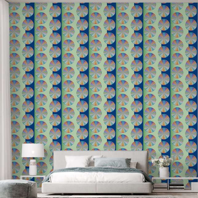 Disk Abstract Wallpaper (Bedroom)