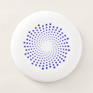 Disk - Blue Star Swirls