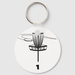 disk golf bag tag keychain