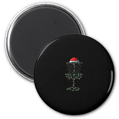 Disk Golf Basket Santa Disk Golf Frisbee Golfer Magnet