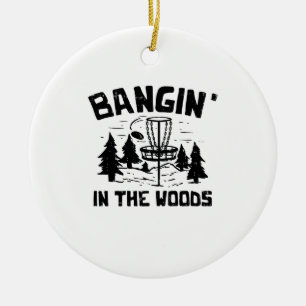 Disk Golf Ceramic Ornament
