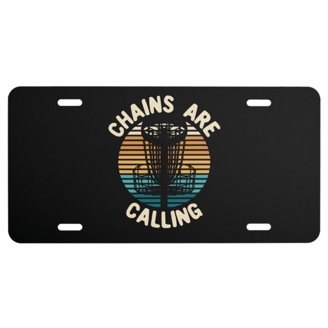Disk Golf Disk Golf Basket License Plate (Front)