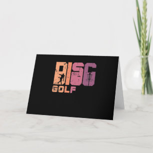 Disk Golf Frisbee Best hobby Card