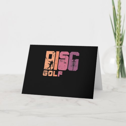 Disk Golf Frisbee Hobby Beasts Card