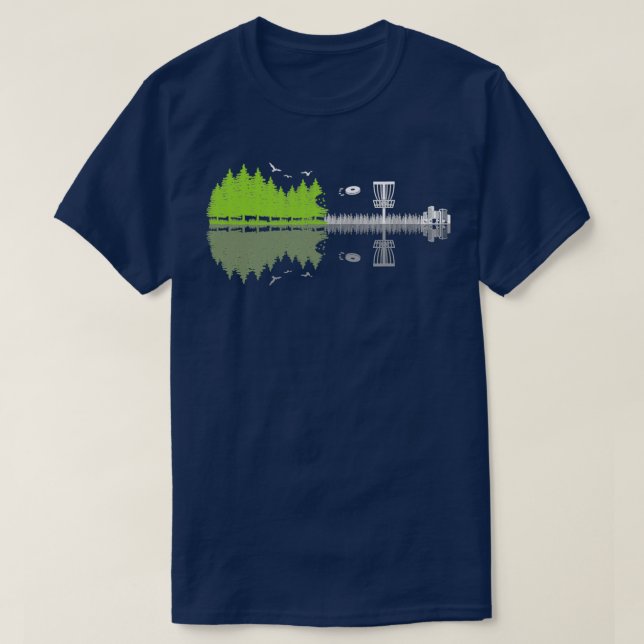 Disk Golf Guitar Guitarist Player Lover 2 T-Shirt (Design Front)