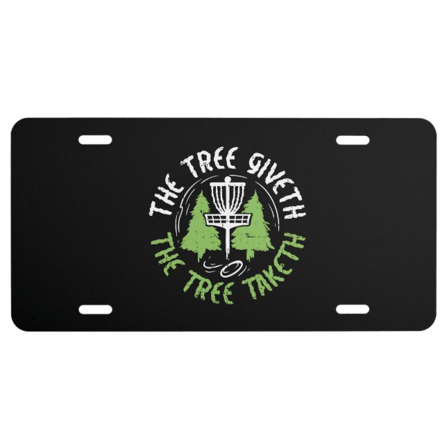 Disk Golf License Plate (Front)