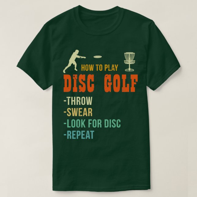 Disk Golf Lover Shirt Funny Disk Golf Gifts Discgo (Design Front)