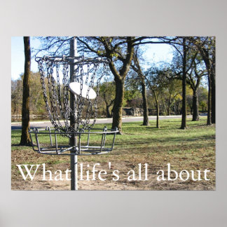Disk Golf Poster