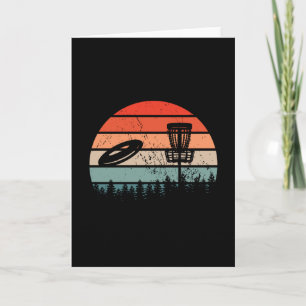 Disk Golf Retro Card