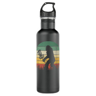 Disk Golf Retro Distressed Sunset Stainless Steel Water Bottle