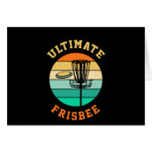 Disk Golf Ultimate Frisbee Cards (Front Horizontal)
