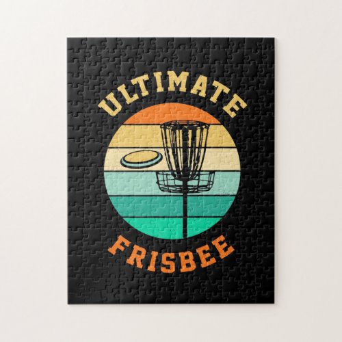 Disk Golf Ultimate Frisbee Jigsaw Puzzle