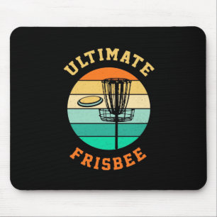 Disk Golf Ultimate Frisbee Mouse Pad