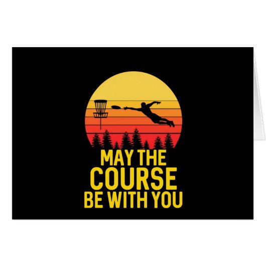 Disk Golf With You Cards (Front Horizontal)