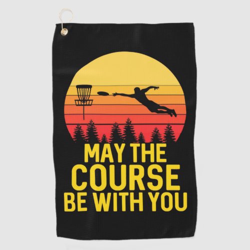 Disk Golf With You Golf Towel