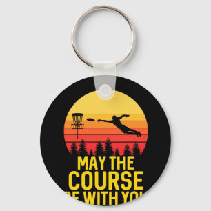 Disk Golf With You Keychain