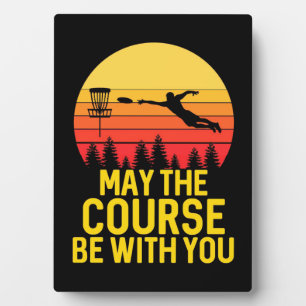 Disk Golf With You Plaque