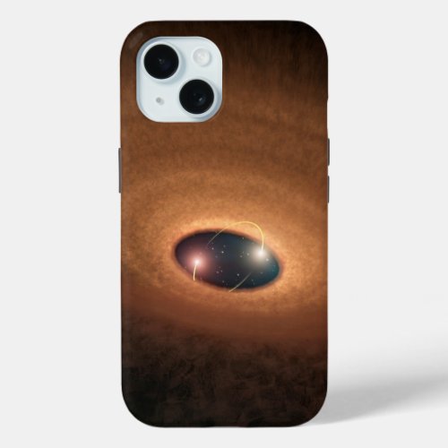 Disk Of Dusty Material Leftover From Star Forming iPhone 15 Case