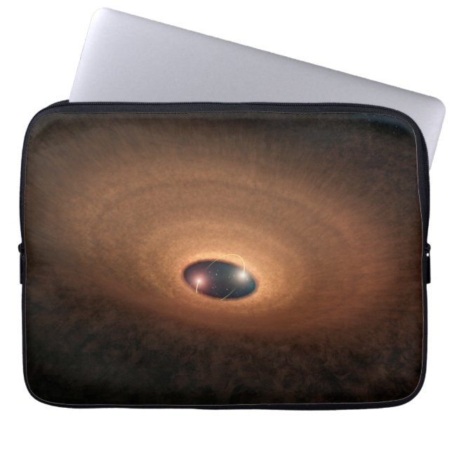 Disk Of Dusty Material Leftover From Star Forming Laptop Sleeve (Front)