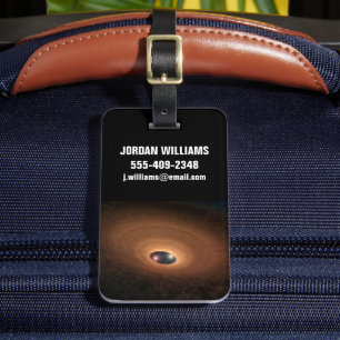 Disk Of Dusty Material Leftover From Star Forming Luggage Tag
