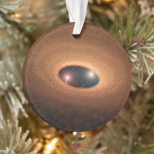 Disk Of Dusty Material Leftover From Star Forming Ornament (Tree)