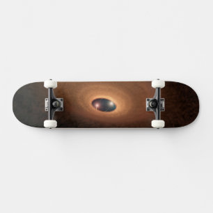 Disk Of Dusty Material Leftover From Star Forming Skateboard