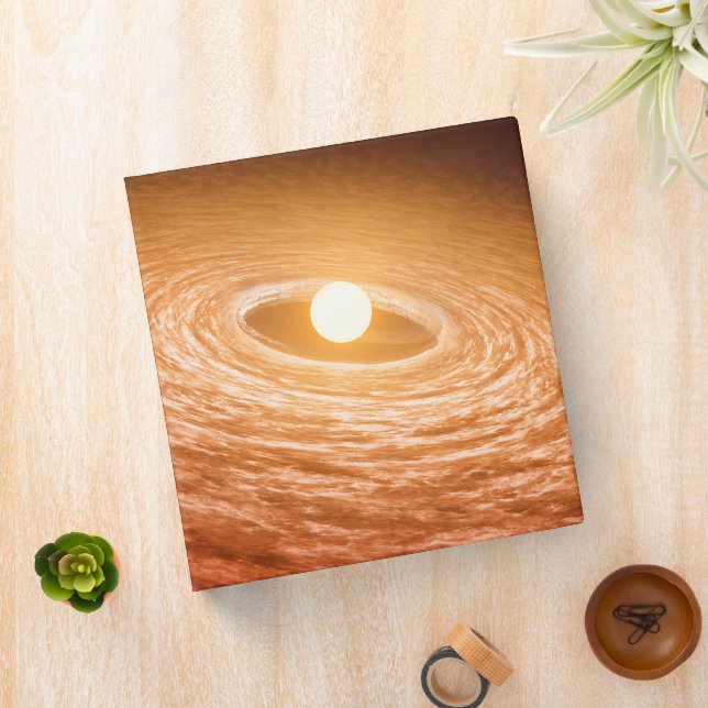 Disk Of Material Surrounding Star Fu Orionis. 3 Ring Binder (In Situ)