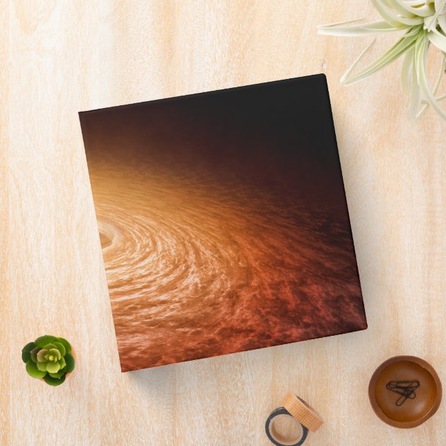 Disk Of Material Surrounding Star Fu Orionis. 3 Ring Binder (In Situ)