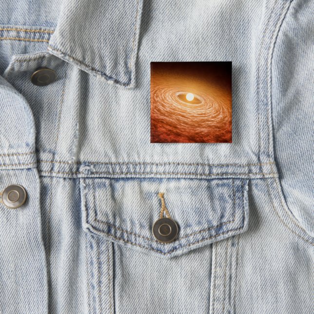 Disk Of Material Surrounding Star Fu Orionis. Button (In Situ)